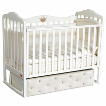 Купить детская кроватка francesca stephania premium мягкий фасад, автостенка, ящик (универсальный маятник) 515