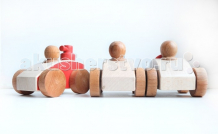 Купить деревянная игрушка букашка служебные машины (скорая, полиция, пожарная) buk.1.4.3