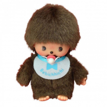 Купить мягкая игрушка monchhichi мальчик в слюнявчике 15 см 