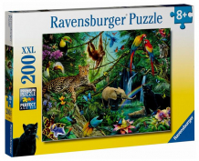 Купить ravensburger пазл джунгли 200 элементов 12660