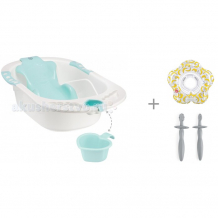 Купить happy baby ванночка bath comfort с кругом swimmer banana и зубными щетками tooth brushes 