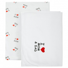 Купить пеленка amarobaby комплект love 120х90 2 шт. ab21-l56/00