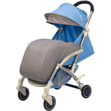 Купить коляска прогулочная babyhit allure голубая с серым, светлая рама ( id 11429404 )