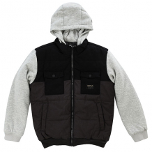 Купить куртка детская quiksilver orkneyblockyth grey heather черный,светло-серый ( id 1182599 )