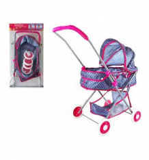 Купить коляска для кукол наша игрушка конфетти с корзиной ( id 10288352 )