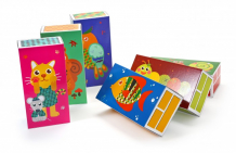 Купить развивающая игрушка ifam большие игровые детские кубики из бумаги 30 шт. if-018-ppb-b30