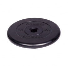 Купить mb barbell диск обрезиненный atlet d 31 мм 15 кг 