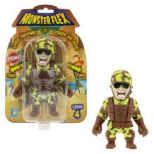 Купить развивающая игрушка 1 toy monster flex 4 тянущаяся фигурка морской пехотинец 15 см т21916-5