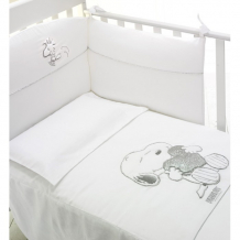 Купить комплект в кроватку baby expert snoopy (4 предмета) 