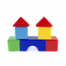 Купить развивающая игрушка пластмастер набор кубиков стройка 14023