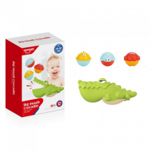 Купить haunger набор игрушек для ванной крокодил 4 шт. he0263