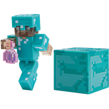 Купить игровая фигурка jazwares minecraft steve with invisibility potion, 8 см ( id 11147301 )