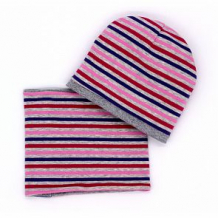 Купить комплект шапка/шарф nais, цвет: серый ( id 12584740 )