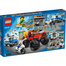 Купить конструктор lego city police 60245: ограбление полицейского монстр-трака ( id 12998257 )