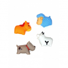 Купить яигрушка игрушка для ванной сельские животные овечка, коровка, собачка и лошадка 4 шт. 12309-2