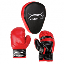 Купить x-match набор для бокса: лапа, перчатки 2 шт. 647200