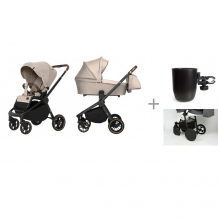 Купить коляска carrello epica 2 в 1 crl-8510/1 с подстаканником happy baby и чехлами на колеса ruivo 