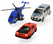 Купить dickie набор полицейская погоня: вертолет и машинки 2 шт. 3715011