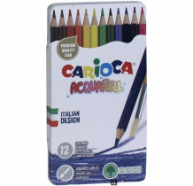 Купить carioca карандаши акварельные acquarell 12 цветов 42859 42859