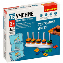 Купить bondibon обучающие игры сортировка фигур вв5049