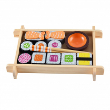 Купить деревянная игрушка magni набор суши 2127