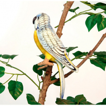 Купить мягкая игрушка hansa "домашние питомцы" попугай волнистый голубой, 15 см ( id 4927192 )