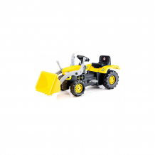 Купить педальный трактор-экскаватор dolu, желто-черный ( id 8723579 )