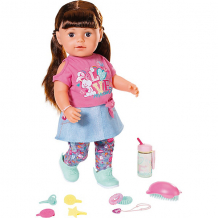 Купить интерактивная кукла zapf creation baby born сестричка брюнетка, 43 см ( id 11405580 )