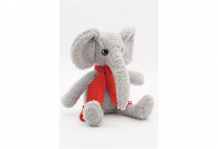 Купить мягкая игрушка unaky soft toy слоник фауст младший в красном шарфе 22 см 0892922-50