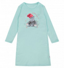 Купить ночная сорочка hippo, цвет: бирюзовый cornette ( id 9782202 )