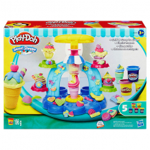 Купить hasbro play-doh b0306 игровой набор пластилина &quot;фабрика мороженого&quot;