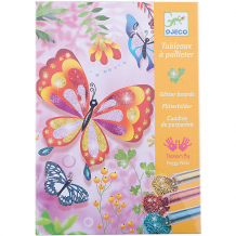 Купить раскраска djeco "блестящие бабочки" ( id 4305765 )