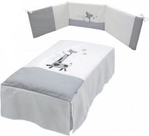 Купить комплект в кроватку micuna бортик и покрывало sabana tx-700