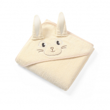 Купить babyono полотенце махровое с капюшоном bunny ears 100x100 см 963 963