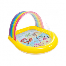 Купить детский бассейн intex с аркой-радугой, с распылителем ( id 14291642 )