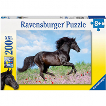Купить пазл ravensburger "xxl: прекрасная лошадь", 200 элементов ( id 3933963 )