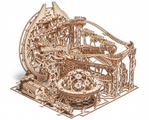 Купить wood trick механическая деревянная сборная модель бегущий лабиринт галактика марбл 1234-82