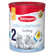 Купить молочная смесь semper nutradefense baby 2, с 6 мес, 400 г ( id 16041779 )