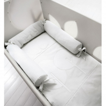 Купить комплект в кроватку baby expert bosco для детской кроватки с окошечками (4 предмета) 