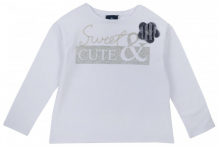 Купить chicco лонгслив для девочки sweet & cute 