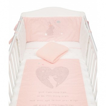 Купить набор для детской кроватки "крошки-кролики", розовый mothercare 4076238