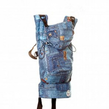 Купить рюкзак-кенгуру slingme деним, цвет: синий ( id 12797710 )