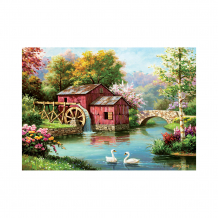 Купить пазл art puzzle старая красная мельница, 1000 деталей ( id 15101488 )