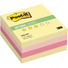 Купить бумага для заметок с липким слоем 3m "post-it optima" осень, жёлтая пастельная радуга, 400 листов ( id 10627278 )