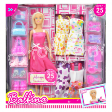Купить balbina кукла модница с нарядами и аксессуарами 30 см b104