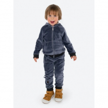 Купить babybunny детский велюровый костюм (брюки, толстовка на молнии) медвежонок 9sv21-1