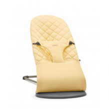 Купить кресло-шезлонг babybjorn bliss cotton, желтый babybjorn 997151611