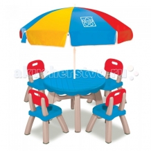 Купить grow'n up летний набор (столик, 4 стула, зонт) 3017-10