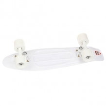 Купить скейт мини круизер пластборд snow real white 6 x 22.5 (57.2 см) белый ( id 1176959 )
