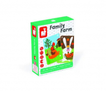 Купить janod игра настольная счастливые семейки ферма j02756